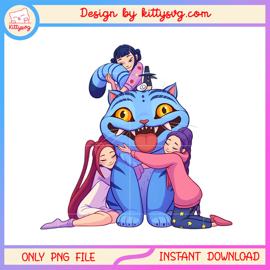 Kpop hunters girl and derpy demon design png, demon hunters png