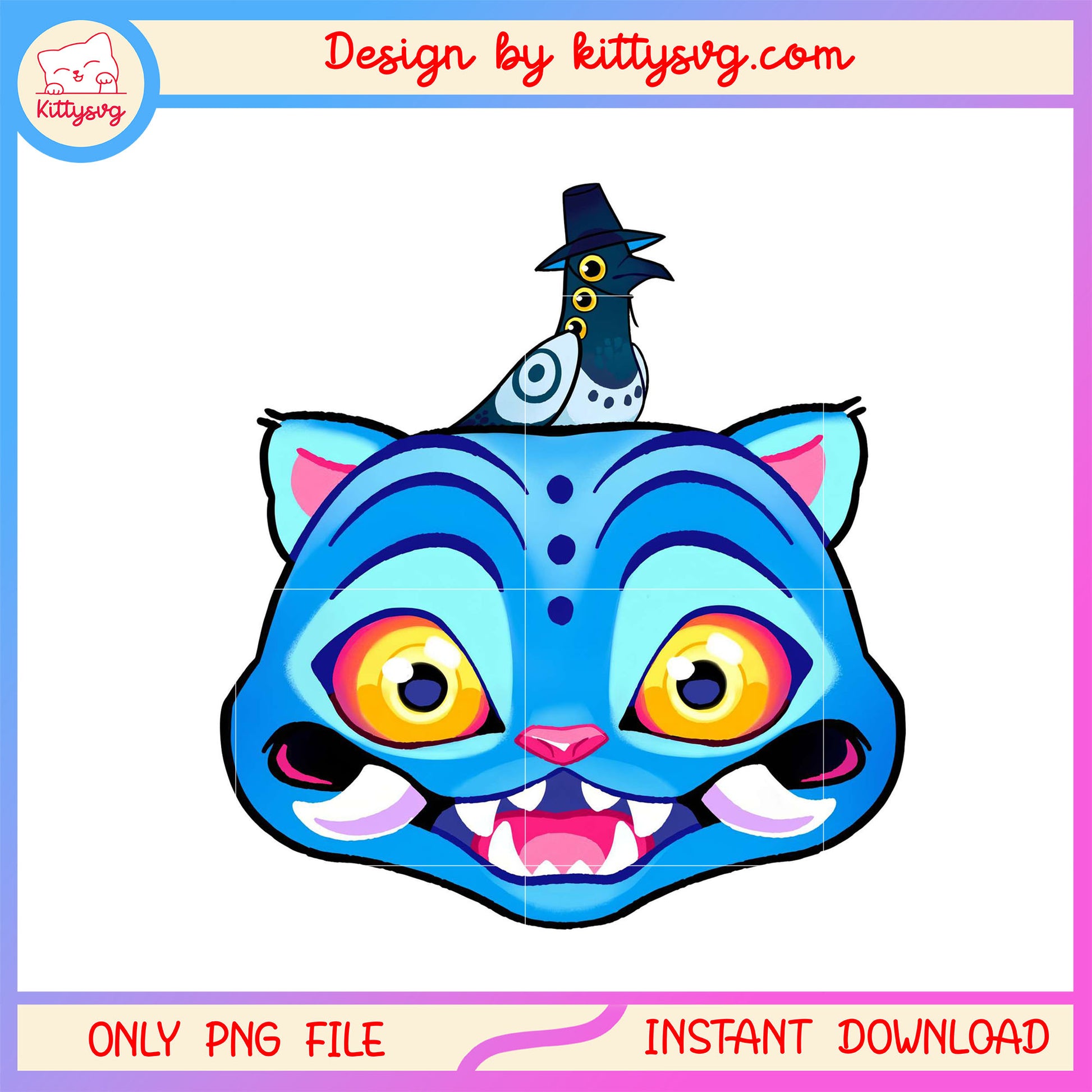 Kpop huntrix derpy tiger x saja boys logo design png, cute demon tiger png