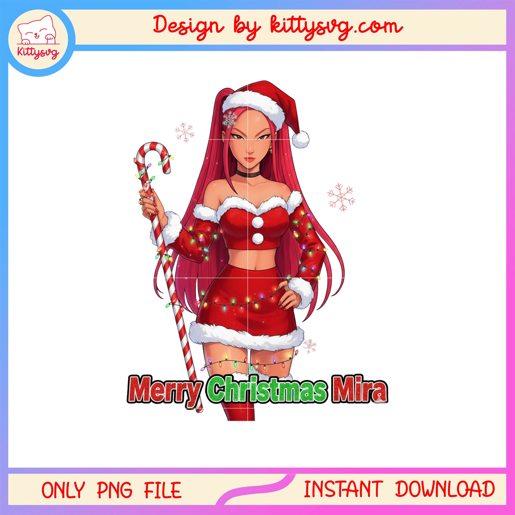 Kpop merry christmas mira huntrix png, mira huntrix png