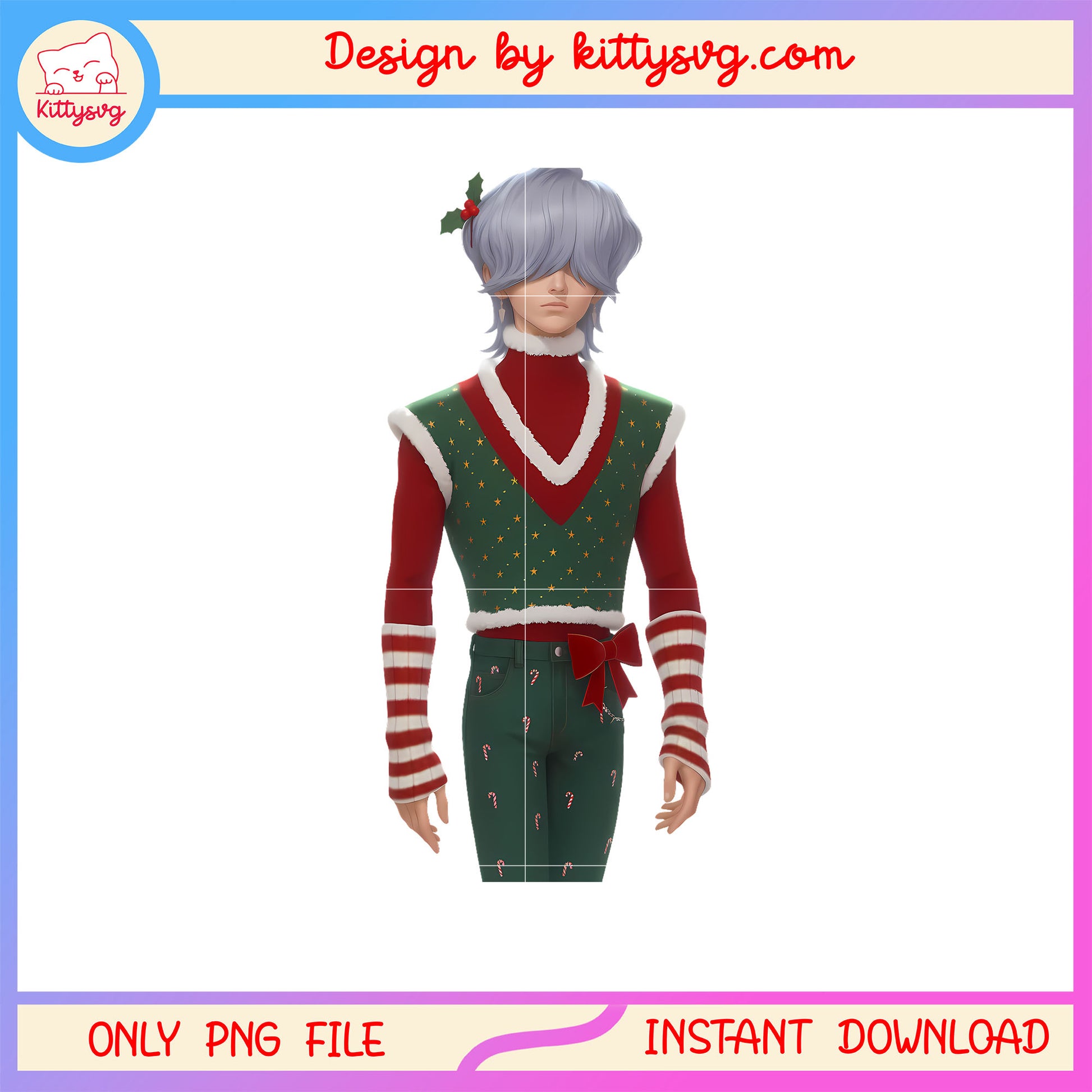 Kpop mystery saja boys christmas design png, saja boys mystery png