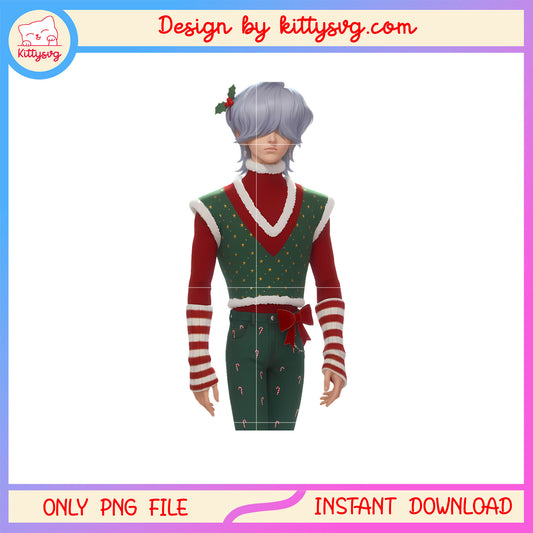 Kpop mystery saja boys christmas design png, saja boys mystery png