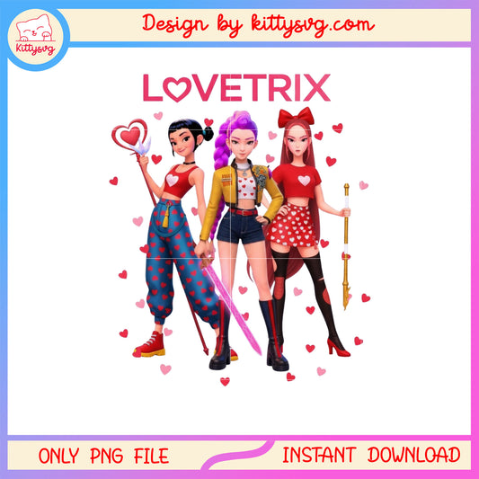Kpop rix is ​​charming valentine png,  kpop demon hunters png