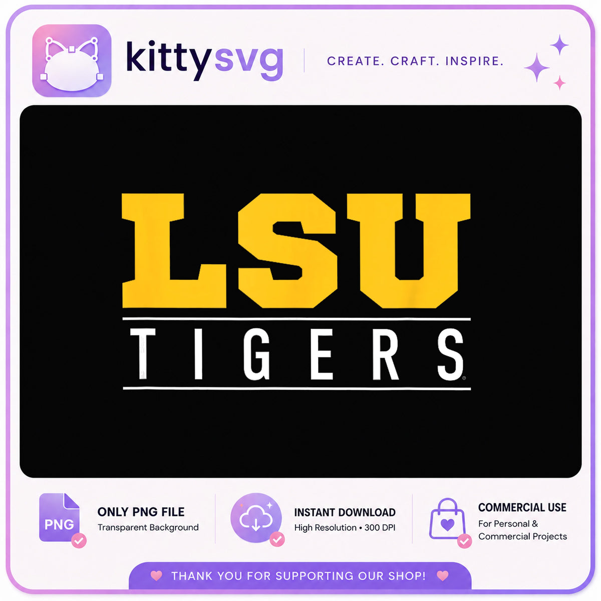LSU Tigers PNG, Louisiana State University PNG, College Football PNG