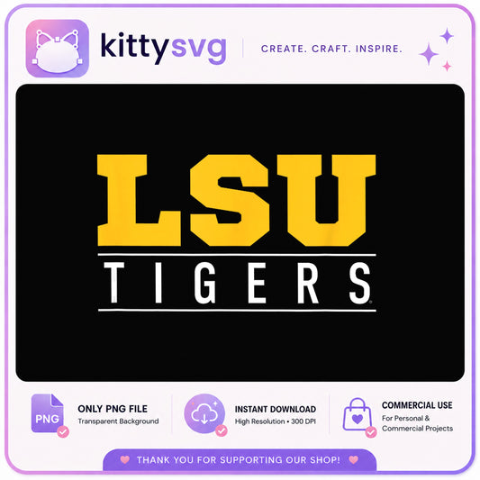 LSU Tigers PNG, Louisiana State University PNG, College Football PNG