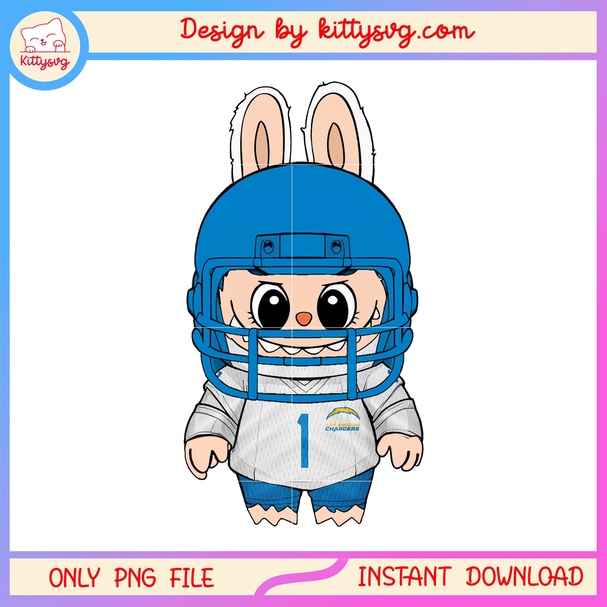 Labubu los angeles chargers doll clothes png, sport games png