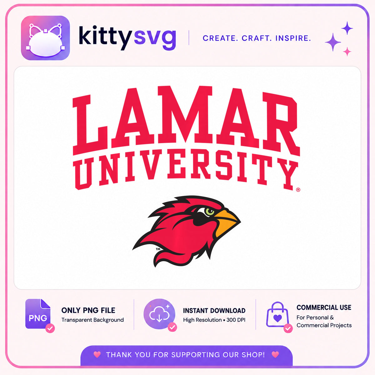 Lamar University Cardinals PNG, College Mascot PNG, Big Red PNG