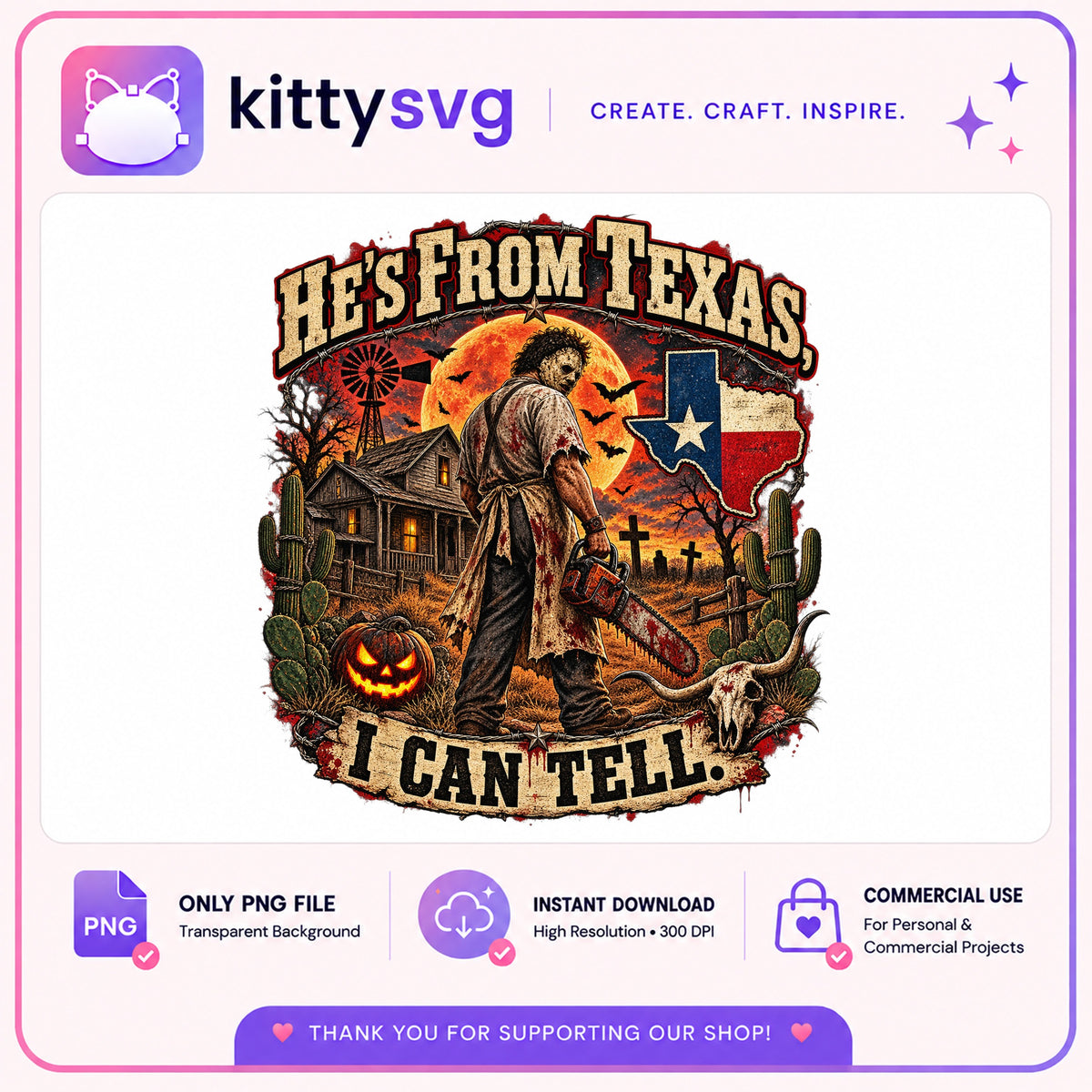 Leatherface Texas Chainsaw Halloween PNG, Horror PNG, Texas PNG