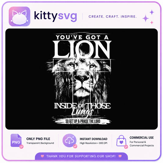 Lion Christian PNG, Praise The Lord PNG, Religious Faith PNG