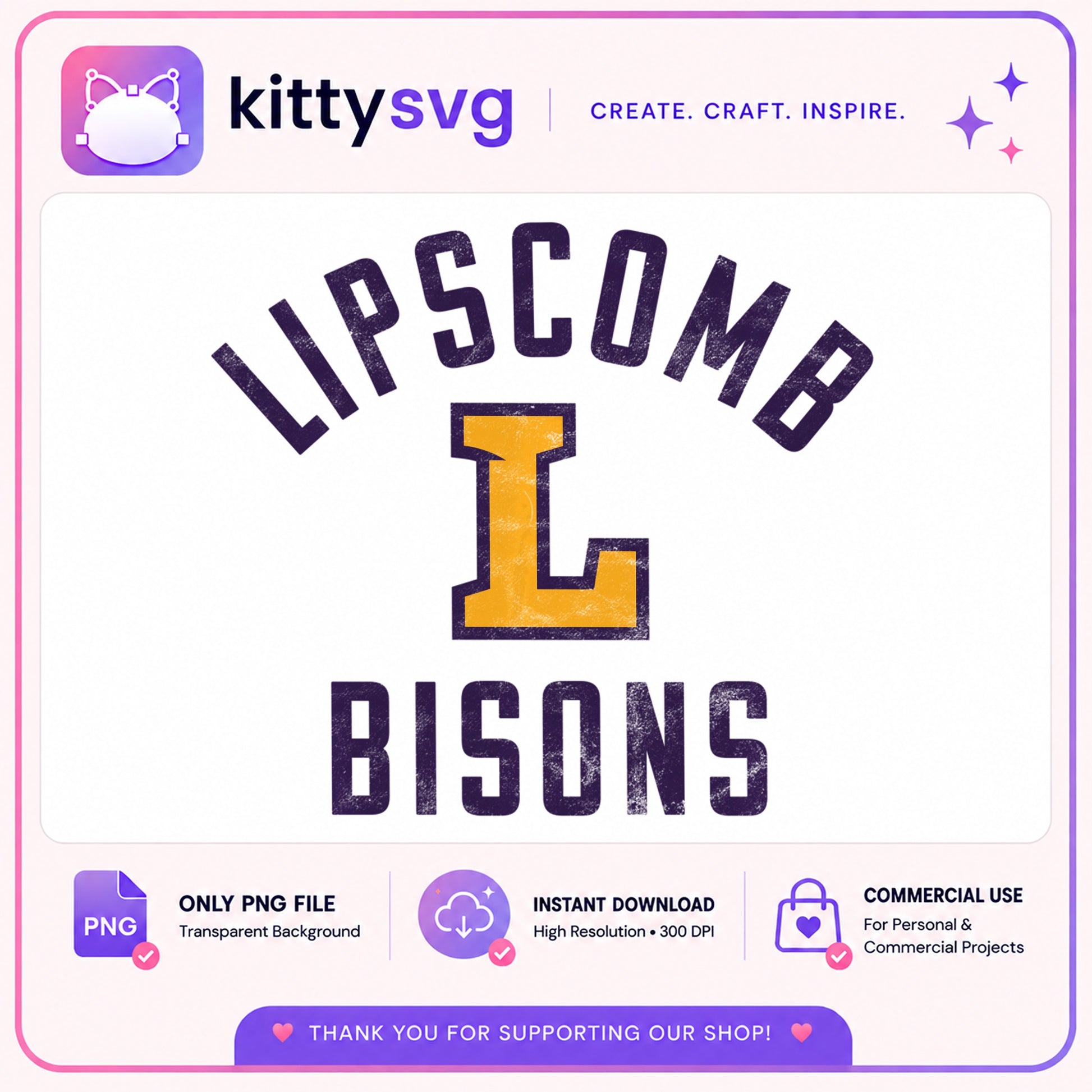 Lipscomb Bisons PNG, College Team Mascot PNG, Game Day PNG