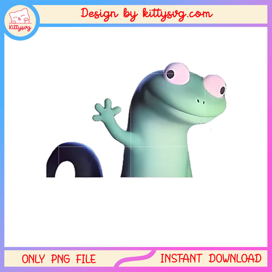 Lizard lizard lizard funny meme png, elio lizard png, green guy png