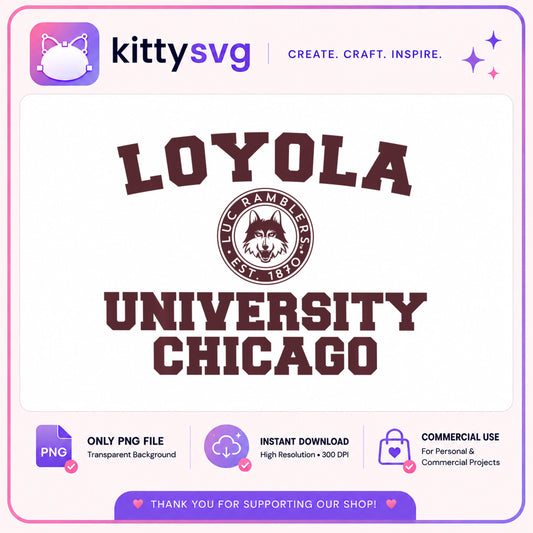 Loyola University Chicago PNG, LUC Ramblers PNG, College PNG