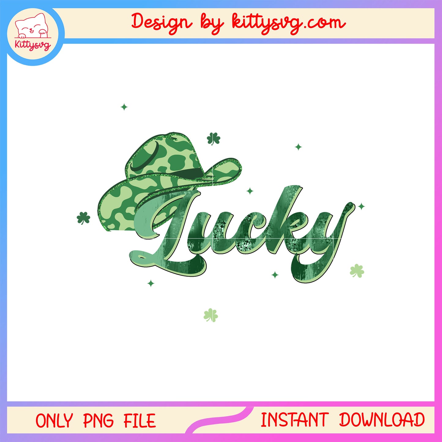 Lucky hat green patrick png, st patrick's day lucky png