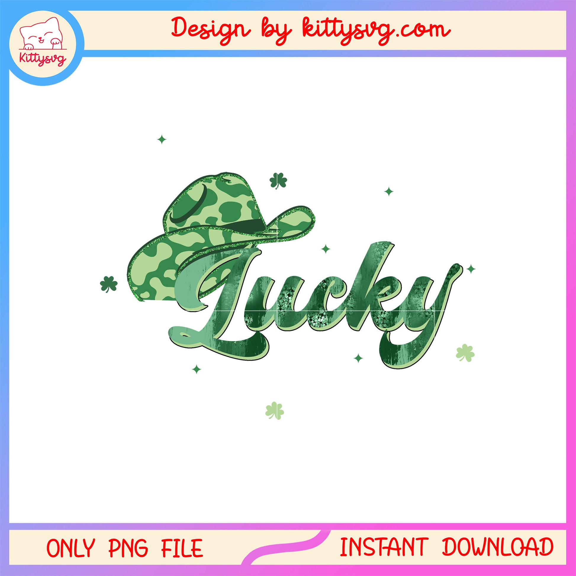 Lucky hat green patrick png, st patrick's day lucky png