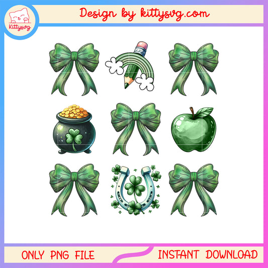 Lucky symbol green sticker png, st. patrick's day lucky png