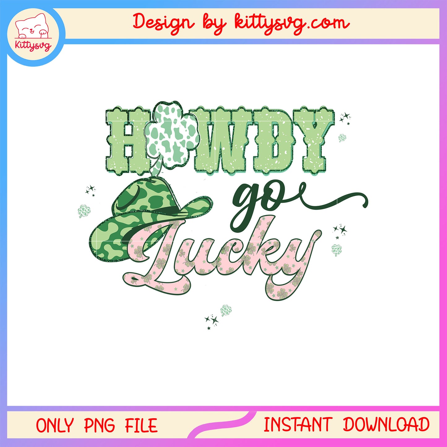 Lucky twinkle green patrick png, st patrick's day lucky png