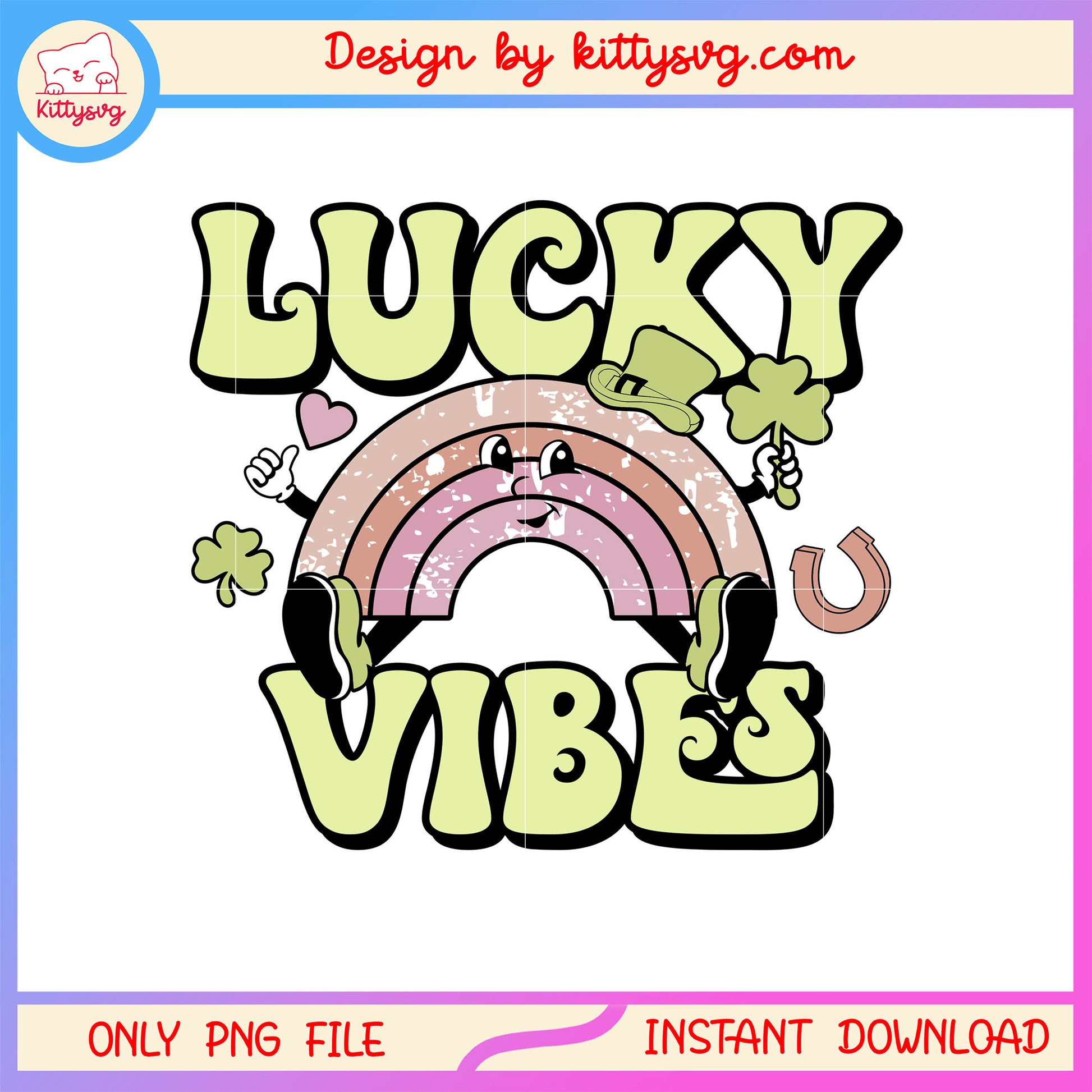 Lucky vibes st patrick's png, chicago st patrick's day​​ png