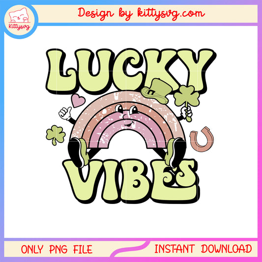 Lucky vibes st patrick's png, chicago st patrick's day​​ png