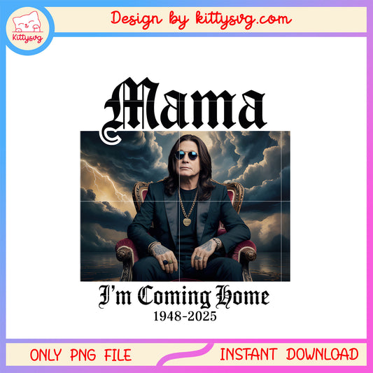 Mama i'm coming home ozzy osbourne png, rip ozzy osbourne png