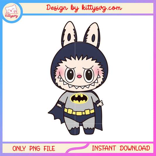 Marvel batman clothes design png, labubu doll png, batman png
