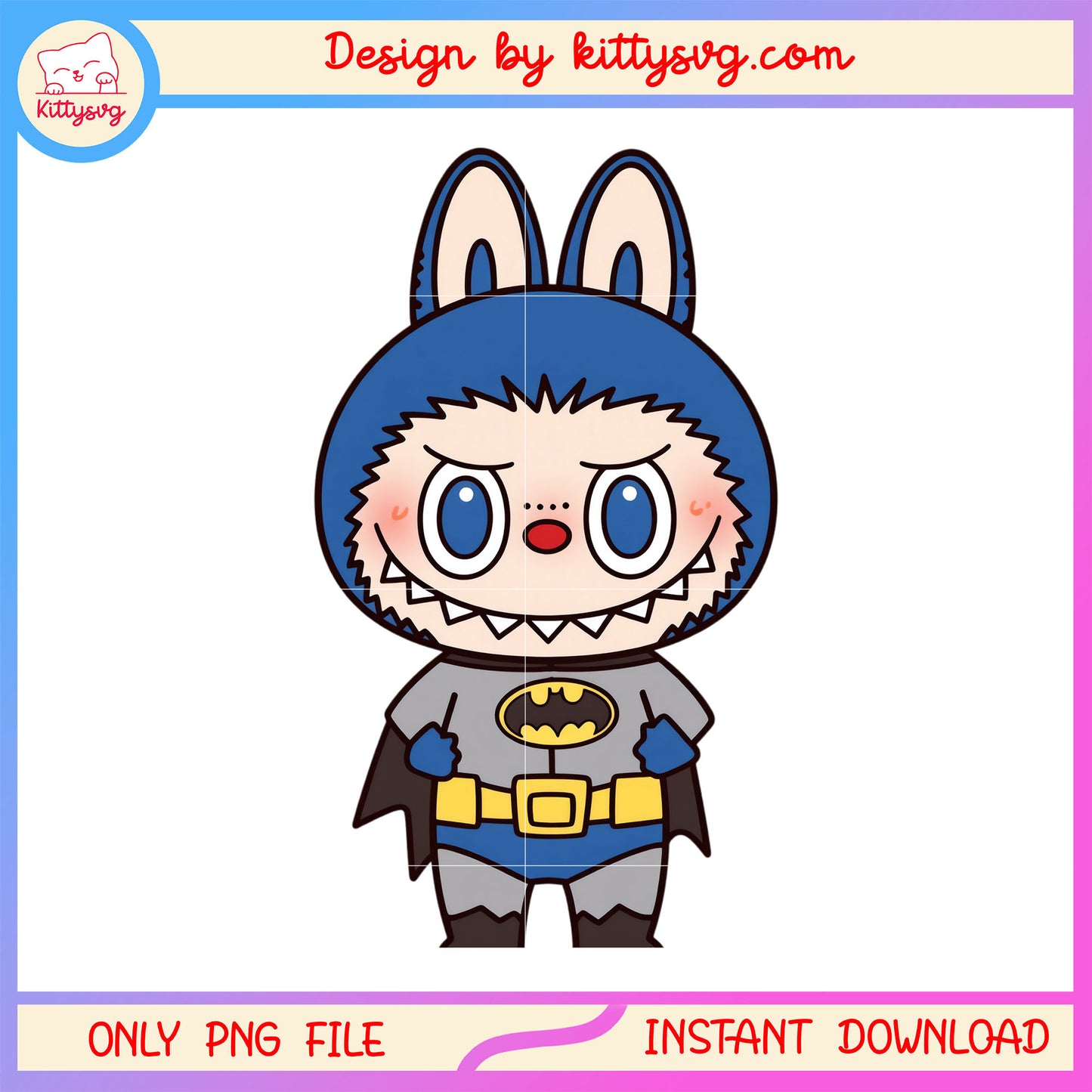 Marvel labubu batman costume design png, batman png, marvel png