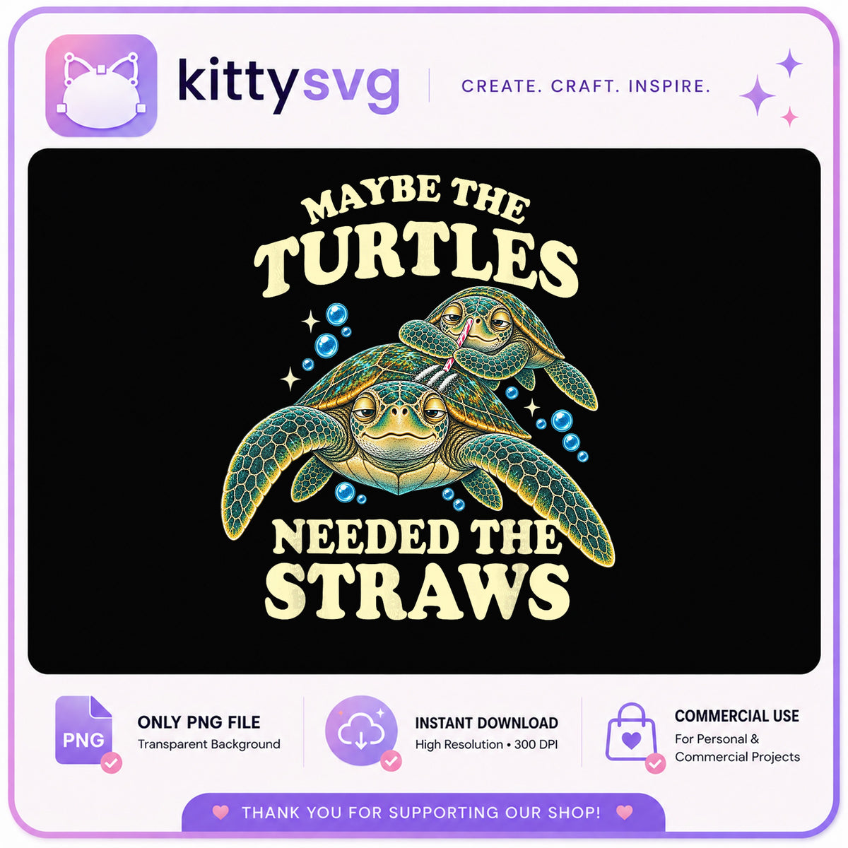 Maybe The Turtles Needed The Straws PNG, Funny Turtle PNG, Ocean PNG