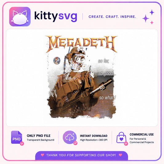 Megadeth So Far So Good So What PNG, Rock Band PNG, Metal Music PNG