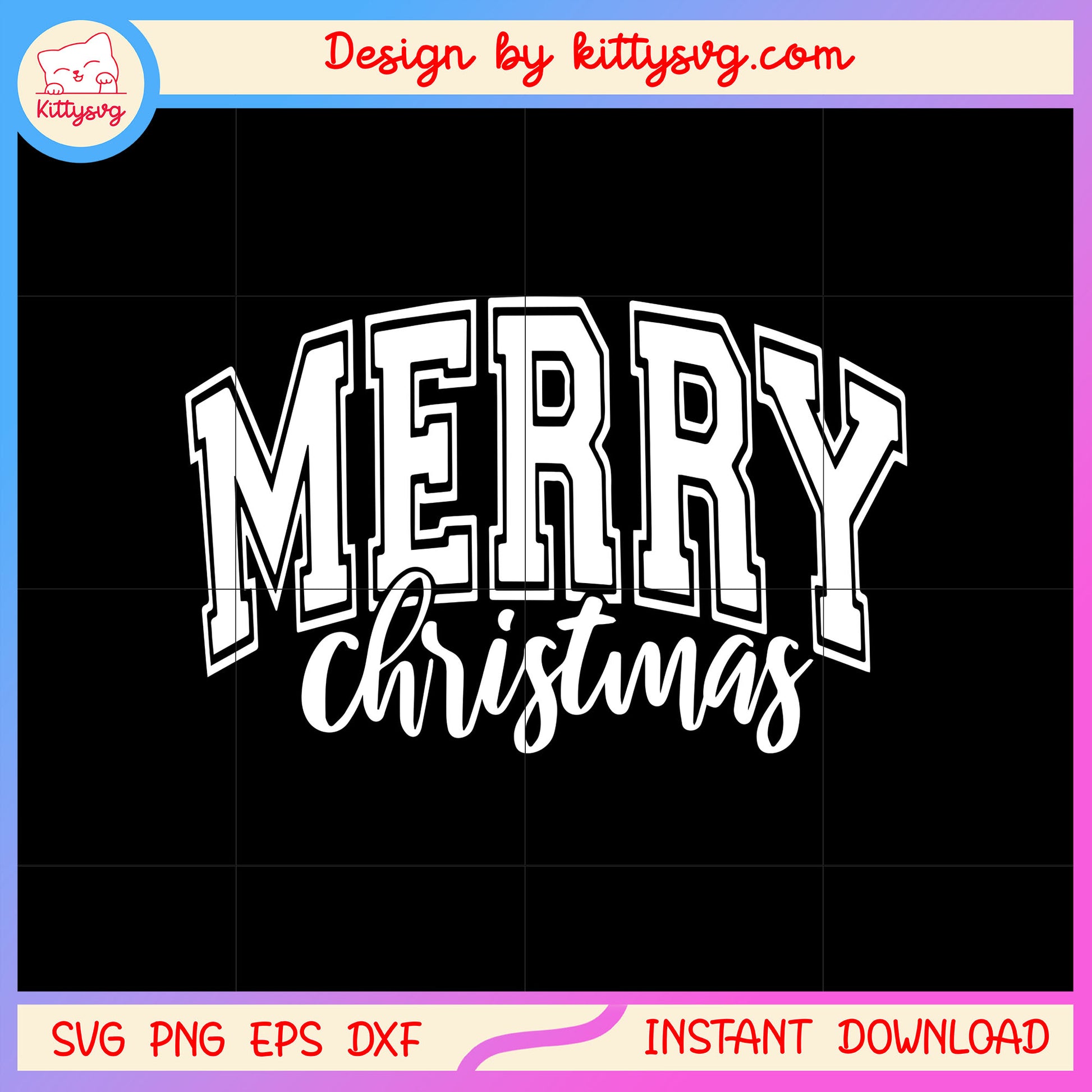Merry christmas basic font design svg, christmas day svg