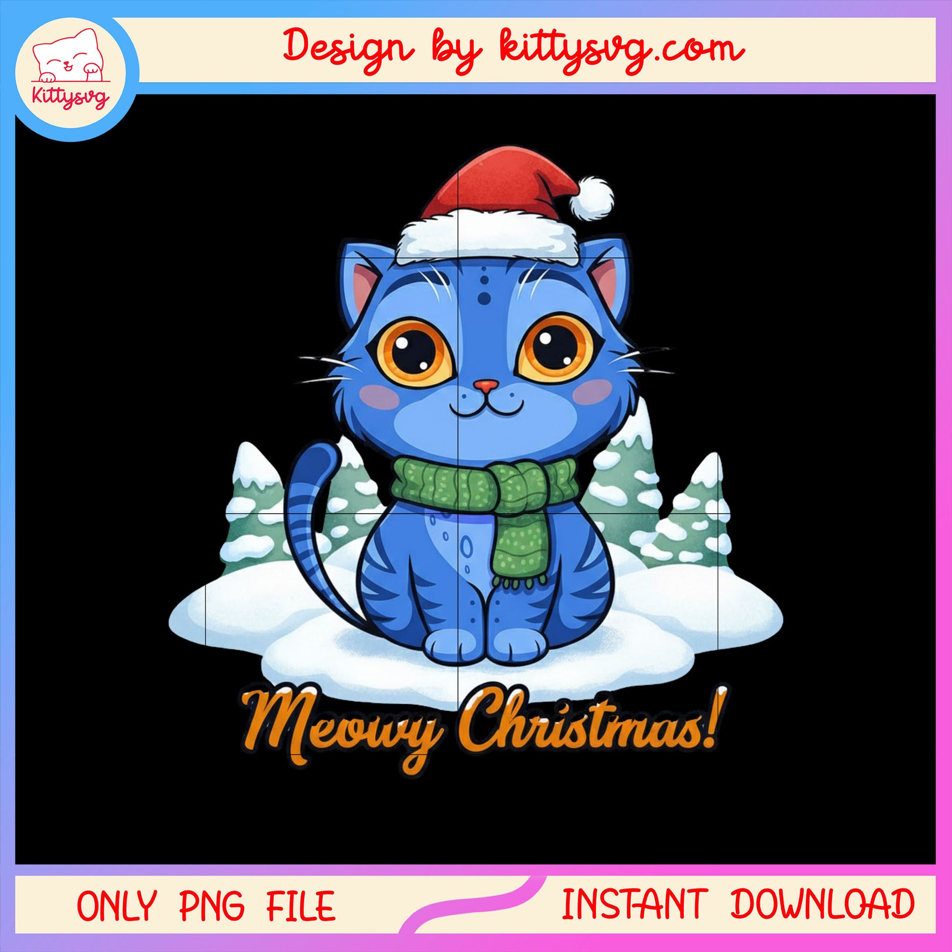 Merry christmas derpy tiger kpop art png, kpop outfits png