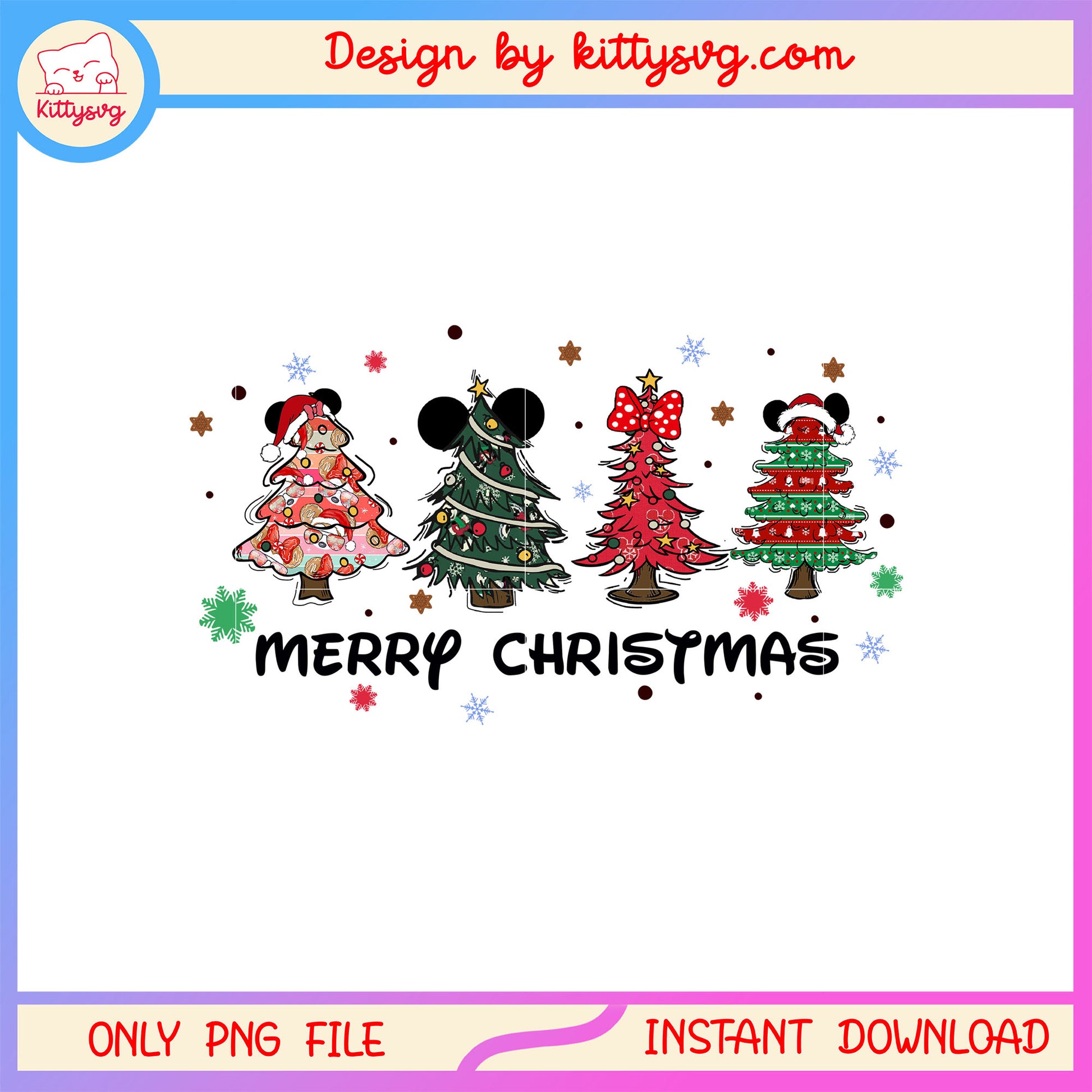Merry christmas disney christmas tree png, christmas tree decor png