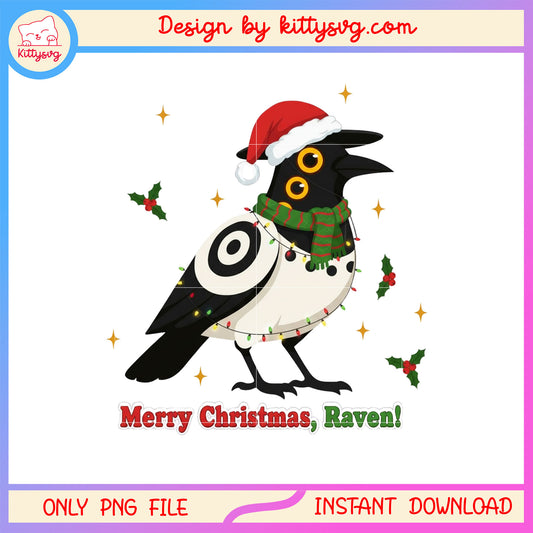Merry christmas raven sussie kpop png, kpop demon hunters bird png