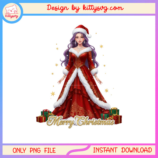 Merry christmas rumi queen huntrix kpop png, huntrix rumi png