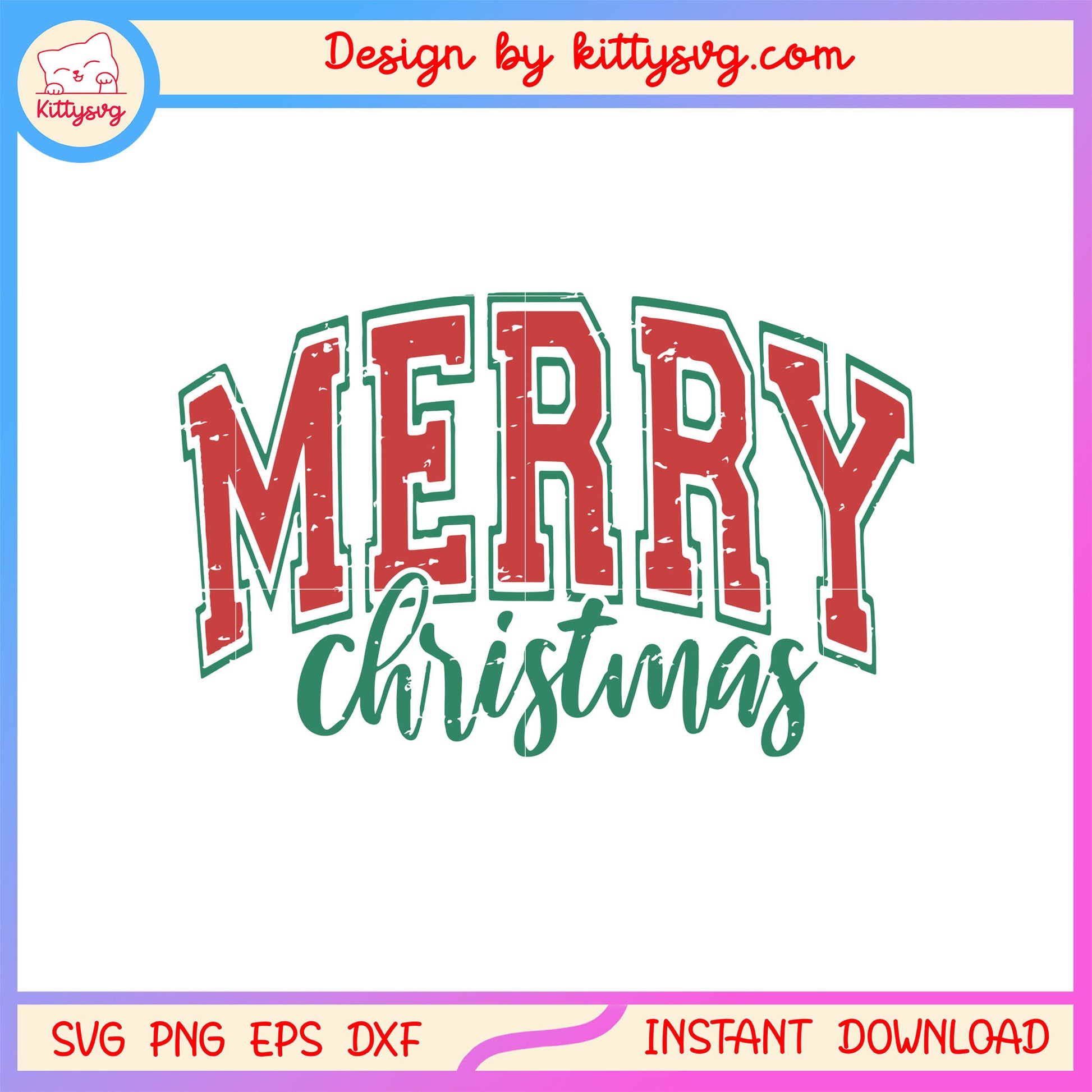 Merry christmas text design svg, christmas decorations svg