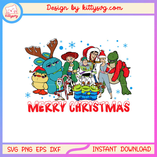 Merry christmas toy story clipart svg, christmas disney decor svg