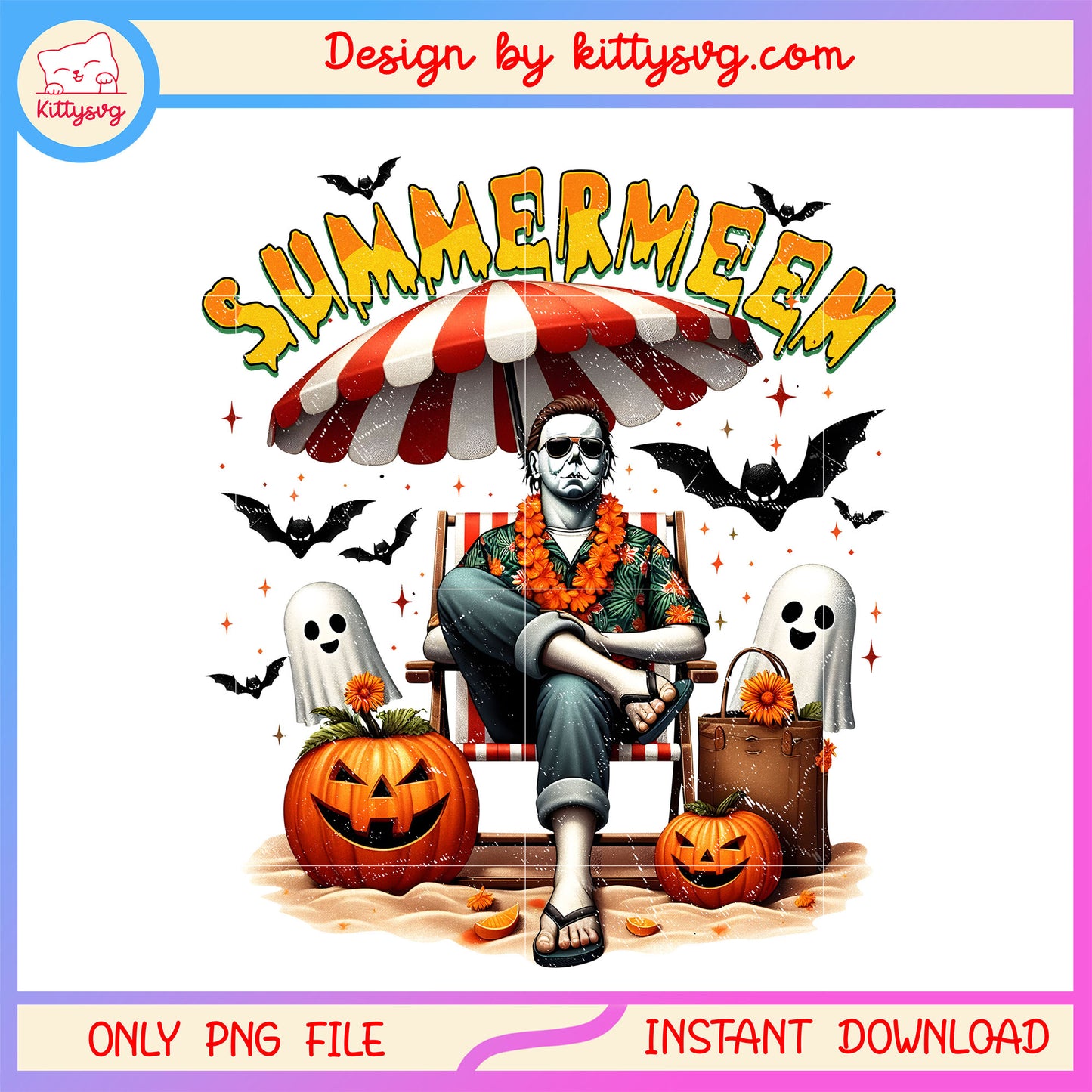 Michael Myers summerween png,  scary characters png, halloween movies png