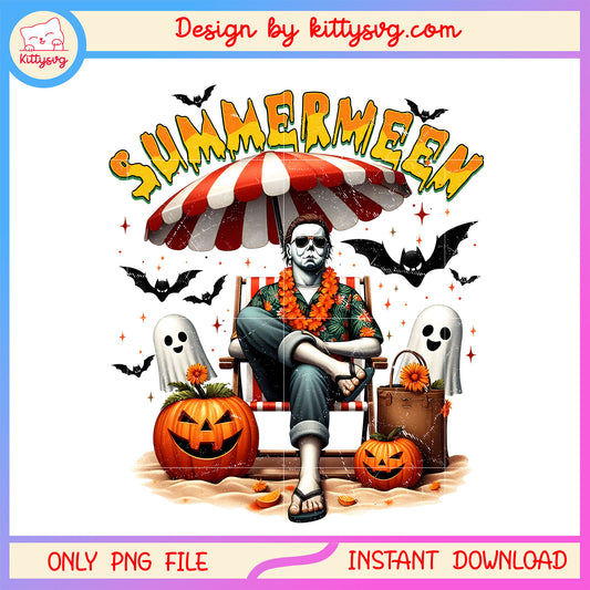 Michael Myers summerween png,  scary characters png, halloween movies png