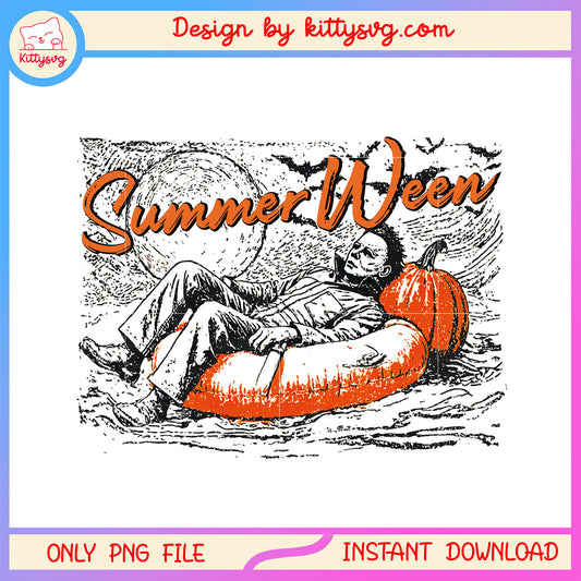 Michael character summerween png,  horror character png, summer time  png