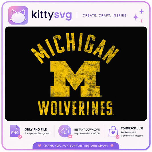 Michigan Wolverines PNG, University Of Michigan Logo, Football Team PNG