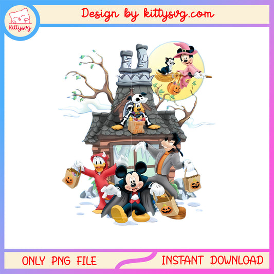 Mickey and friends halloween costume ideas png, trick or treat png