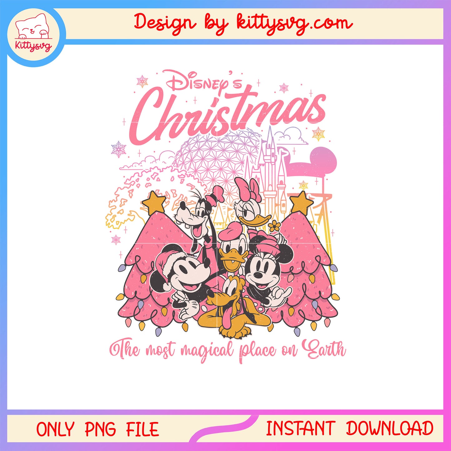 Mickey friends disney's christmas design png, merry x'mas png
