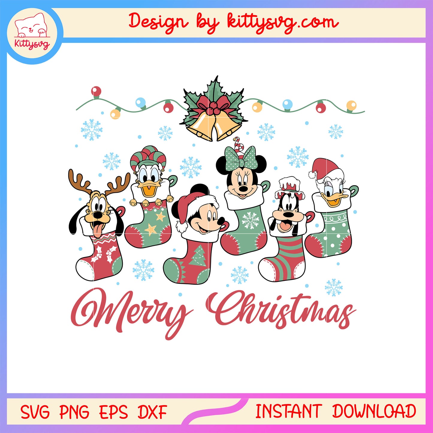 Mickey friends merry christmas socks svg, ideas christmas svg