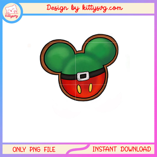 Mickey mouse ear christmas decoration png, christmas pics png