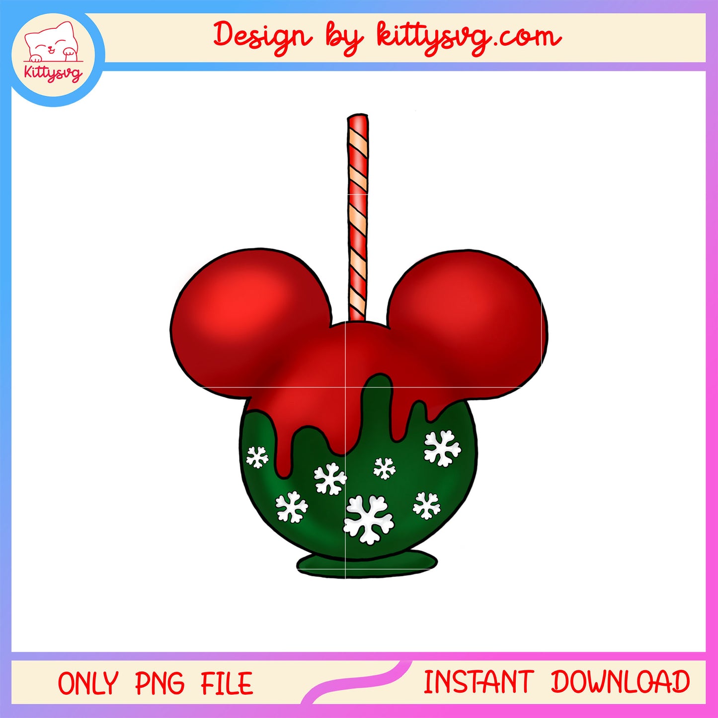 Mickey mouse head christmas ball clipart png, christmas ball png