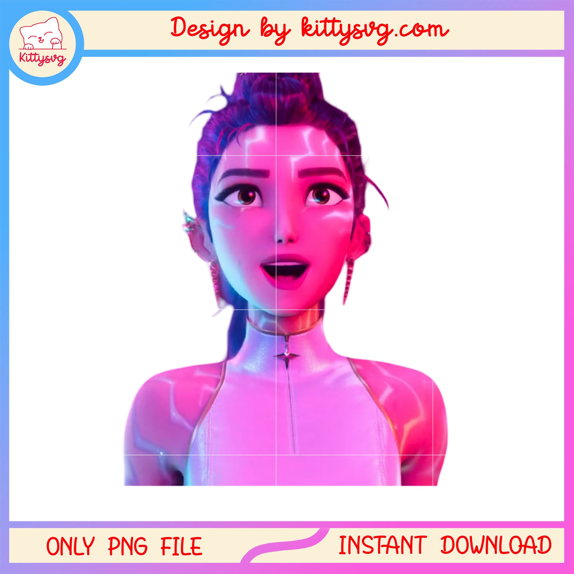 Mira kpop demon hunters png, mira huntrix member png