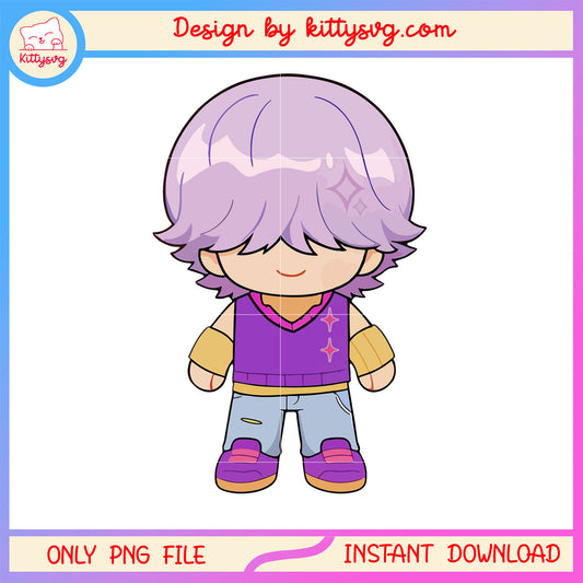 Mystery doll saja boys member design png, saja boys fanart png