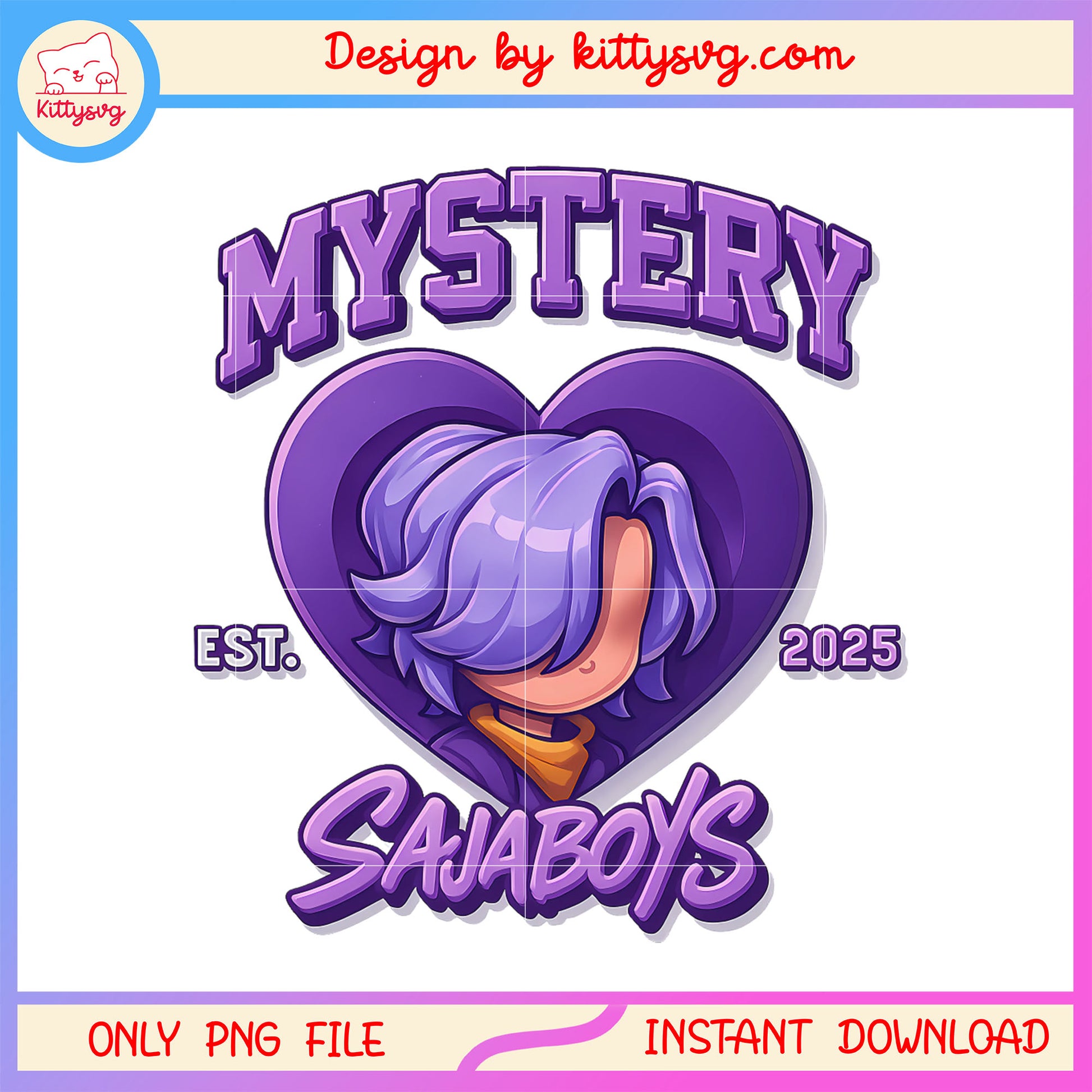 Mystery sajaboys est 2025 heart design png, mystery kpop png