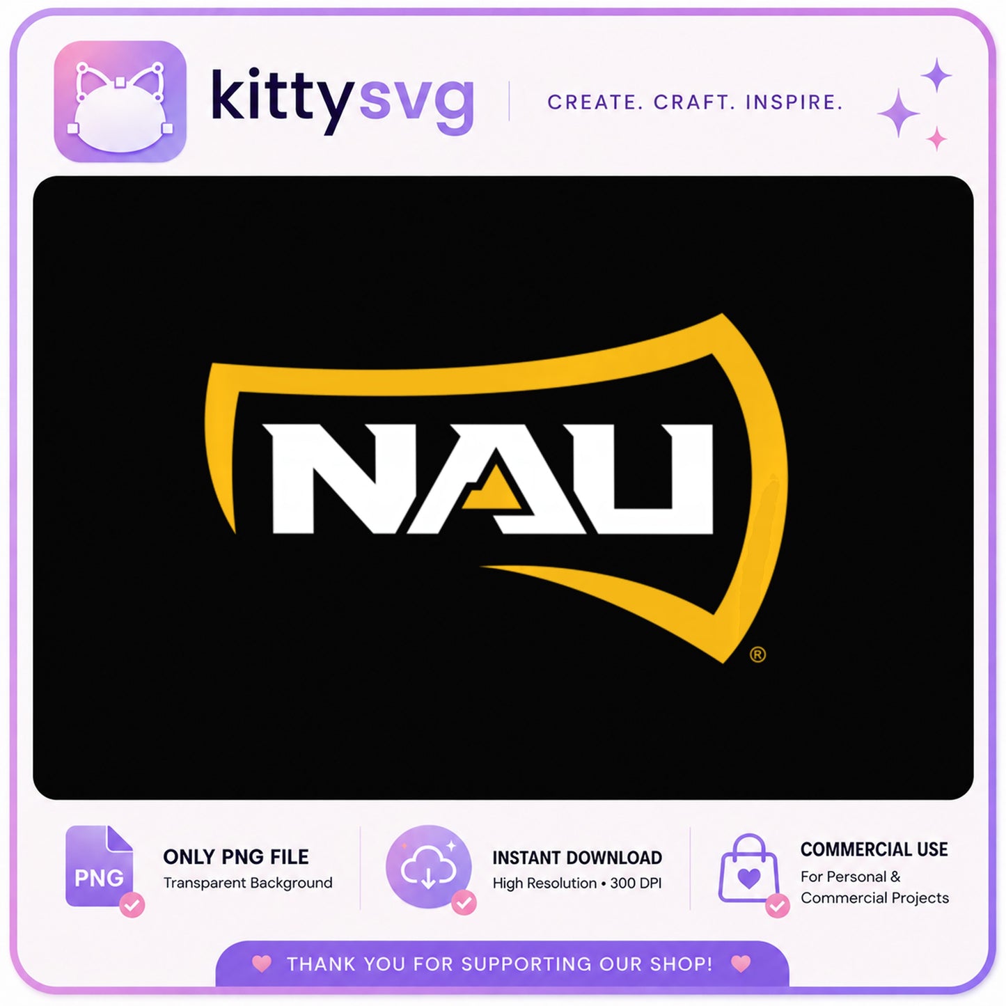 NAU Lumberjacks Logo PNG, Northern Arizona University PNG, College PNG