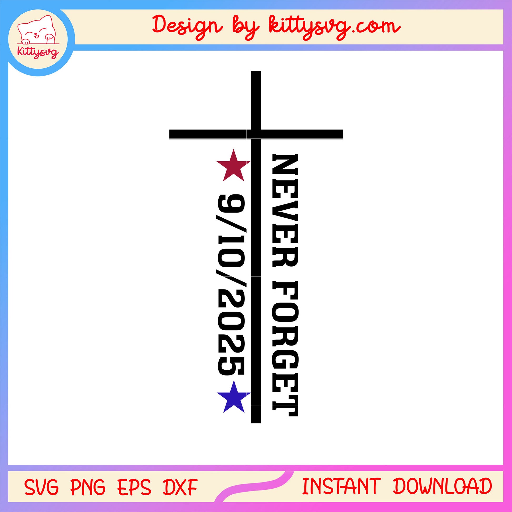 Never forget 9 10 2025 charlie kirk svg, freedoms in america​ svg