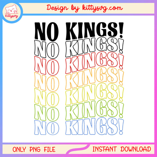 No kings logo png, protest png, trending png, no kings day protest​ png