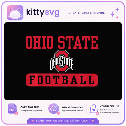 Ohio State Football PNG, Buckeyes Football PNG, Game Day PNG