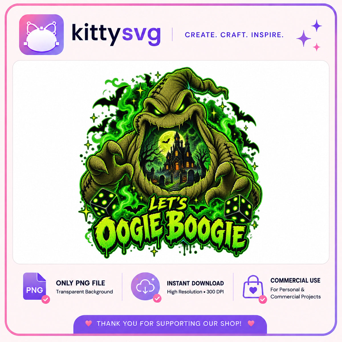Oogie Boogie Lets Oogie Boogie PNG, Halloween PNG, Nightmare PNG